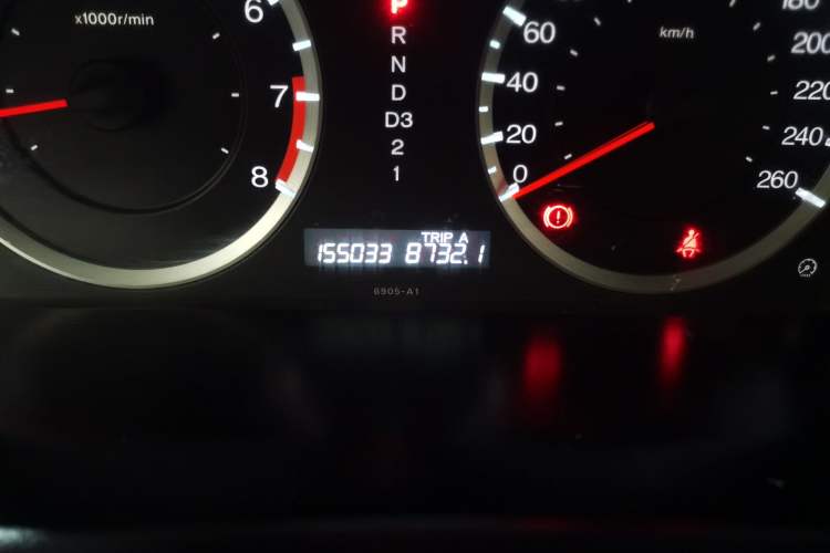 Used Honda Accord 2011 2.0L EX Navi Odometer Close Up