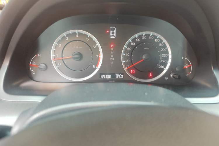 Used Honda Accord 2012 2.0L SE Odometer Close Up