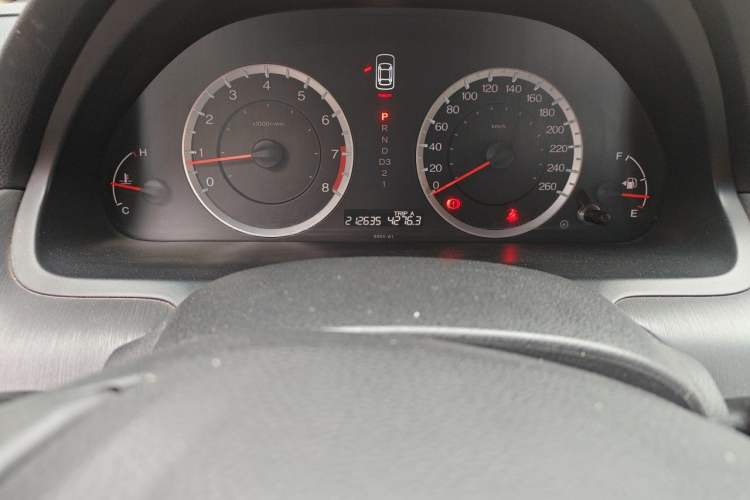 Used Honda Accord 2012 2.0L SE Odometer Close Up