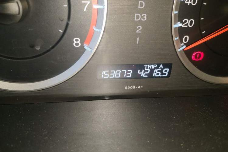 Used Honda Accord 2012 2.4L SE Odometer Close Up