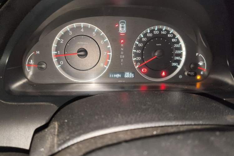 Used Honda Accord 2012 2.0L SE Odometer Close Up