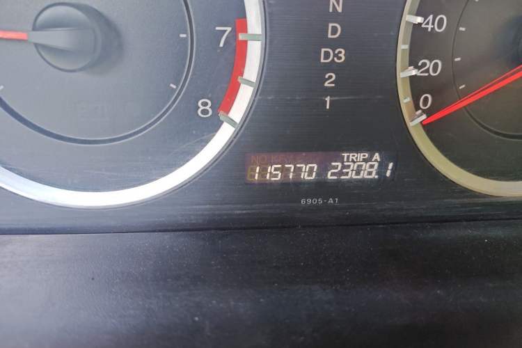 Used Honda Accord 2012 2.0L SE Odometer Close Up