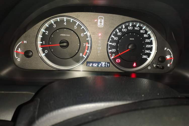 Used Honda Accord 2012 2.0L SE Odometer Close Up