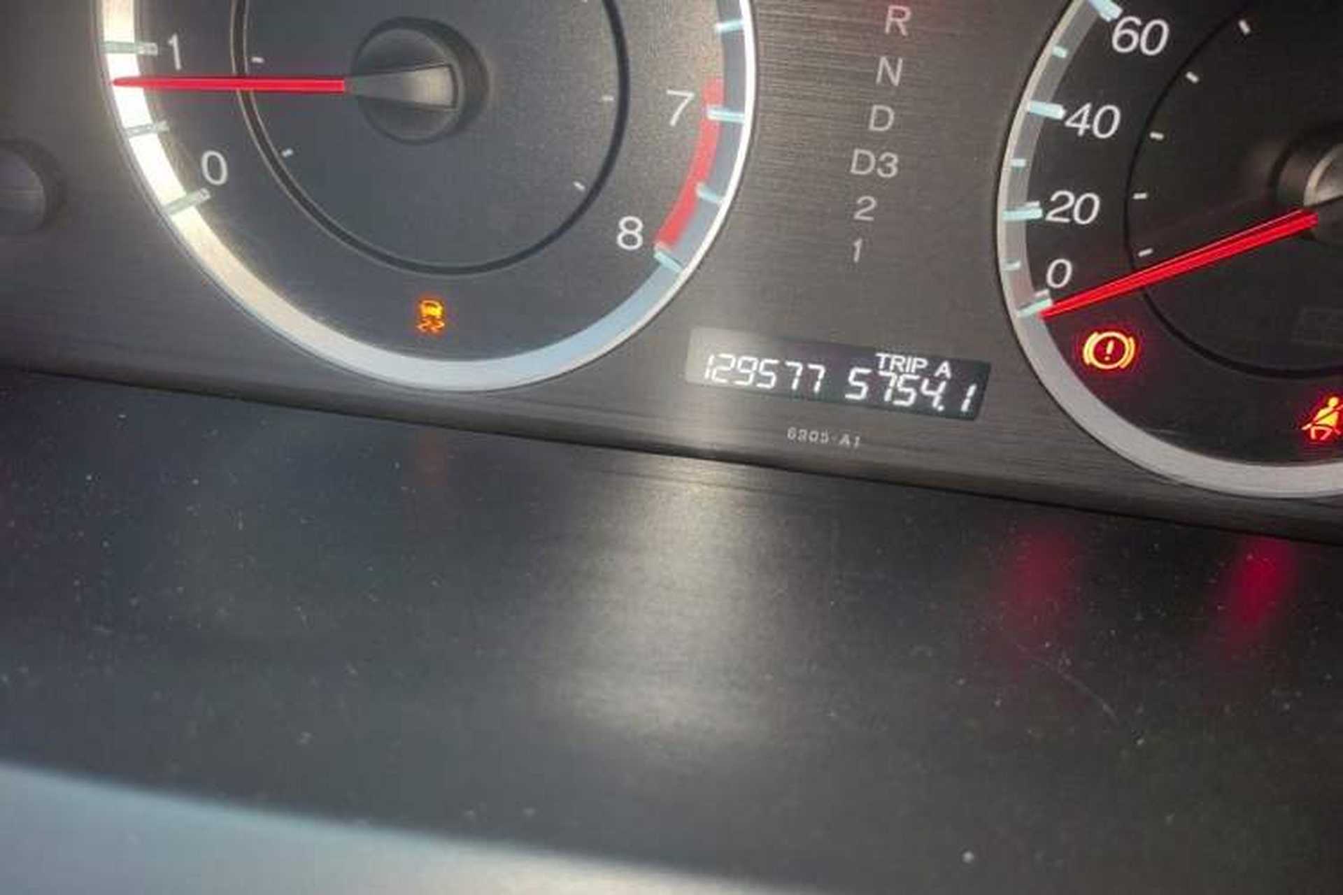 Used Honda Accord 2012 2.4L SE Odometer Close Up