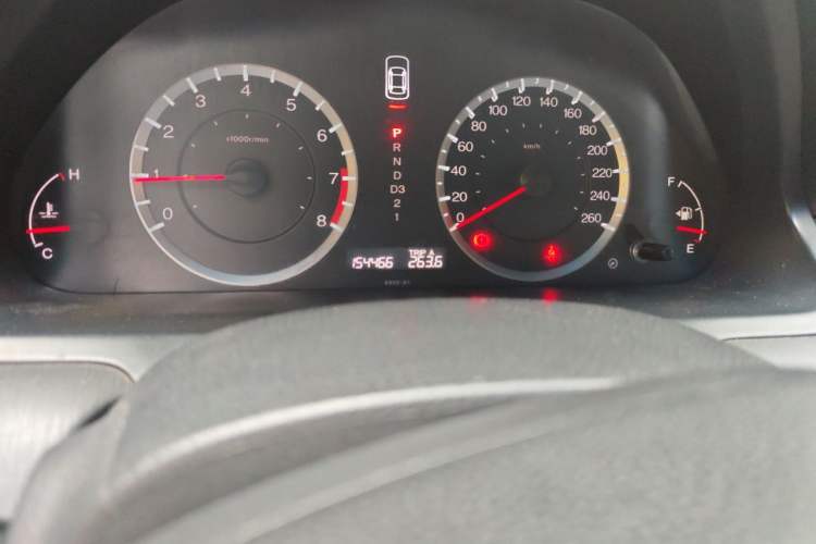 Used Honda Accord 2012 2.4L SE Odometer Close Up