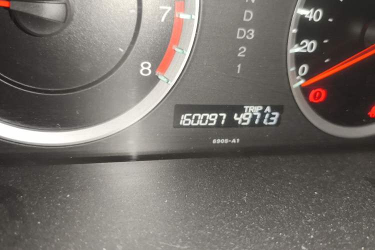 Used Honda Accord 2012 2.0L SE Odometer Close Up