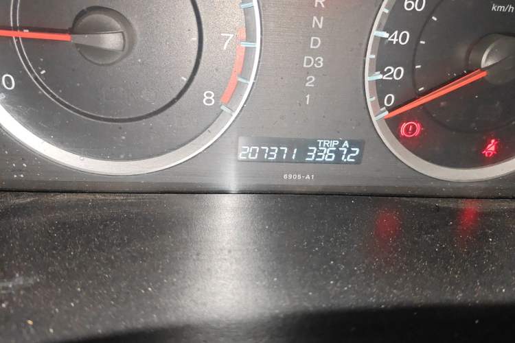 Used Honda Accord 2012 2.4L EX Navi Odometer Close Up