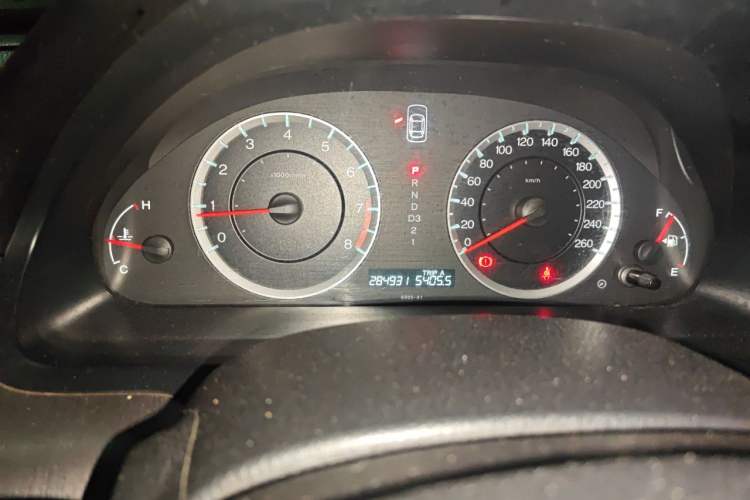 Used Honda Accord 2012 2.4L SE Odometer Close Up