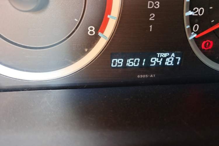 Used Honda Accord 2012 2.0L SE Odometer Close Up