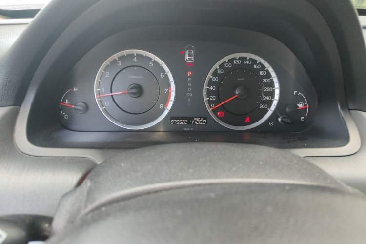Used Honda Accord 2012 2.0L SE Odometer Close Up