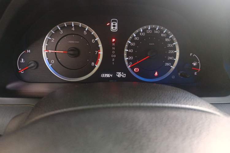 Used Honda Accord 2012 2.0L SE Odometer Close Up