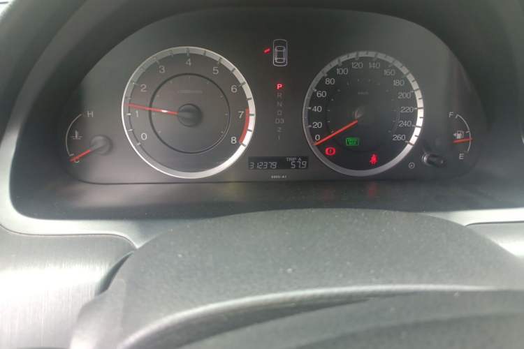 Used Honda Accord 2012 2.0L SE Odometer Close Up