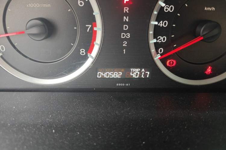 Used Honda Accord 2012 2.0L SE Odometer Close Up