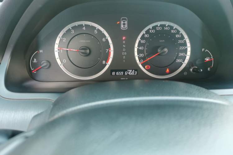 Used Honda Accord 2012 2.4L SE Odometer Close Up