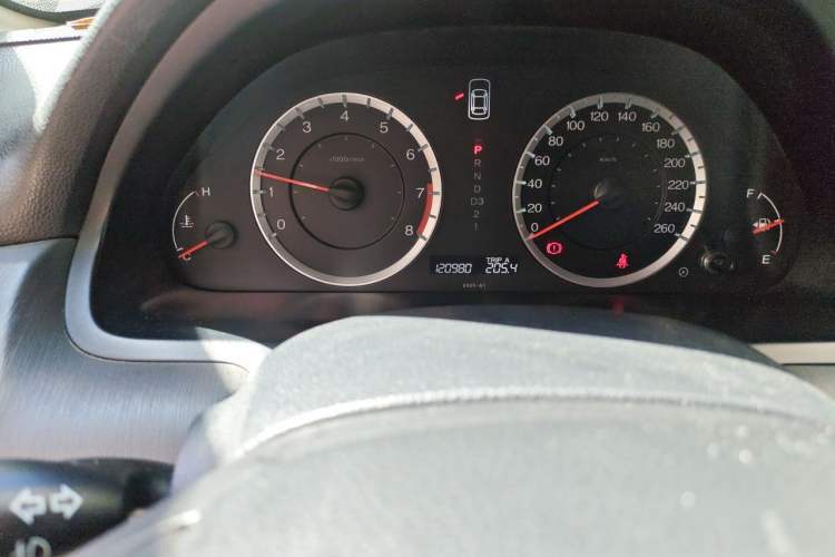 Used Honda Accord 2012 2.4L SE Odometer Close Up