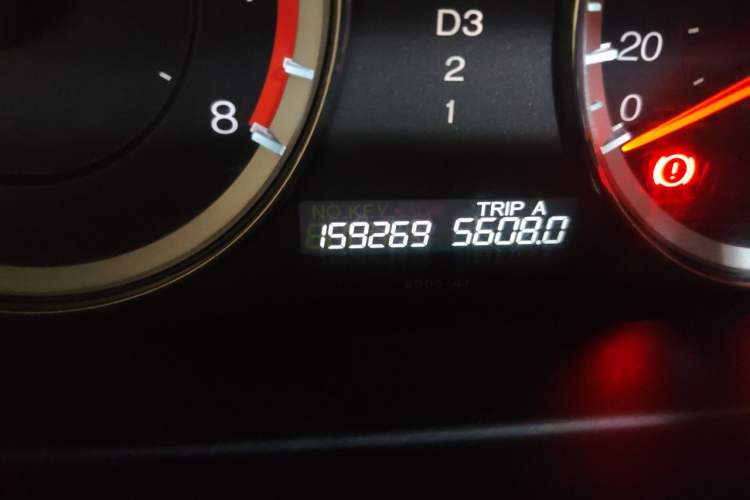 Used Honda Accord 2012 2.0L SE Odometer Close Up