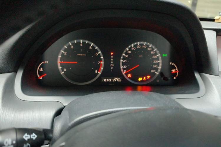 Used Honda Accord 2012 2.0L SE Odometer Close Up