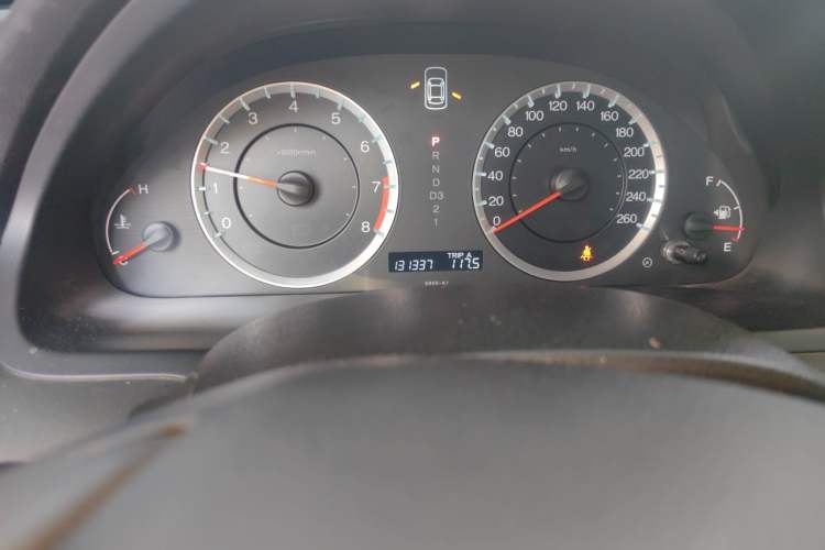 Used Honda Accord 2012 2.4L SE Odometer Close Up