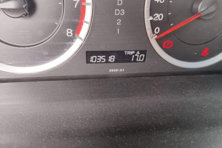 Used Honda Accord 2012 2.0L SE Odometer Close Up