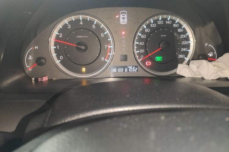Used Honda Accord 2013 2.4L SE Odometer Close Up