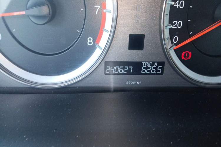Used Honda Accord 2013 2.4L SE Odometer Close Up
