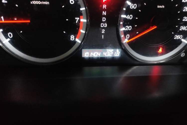Used Honda Accord 2013 2.0L LX Odometer Close Up