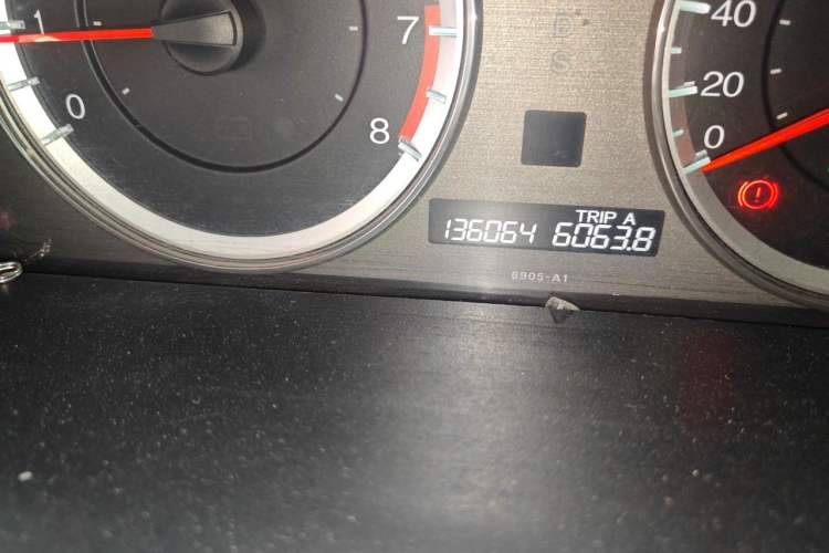 Used Honda Accord 2013 2.4L SE Odometer Close Up