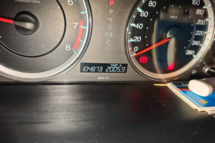 Used Honda Accord 2013 2.0L SE Odometer Close Up