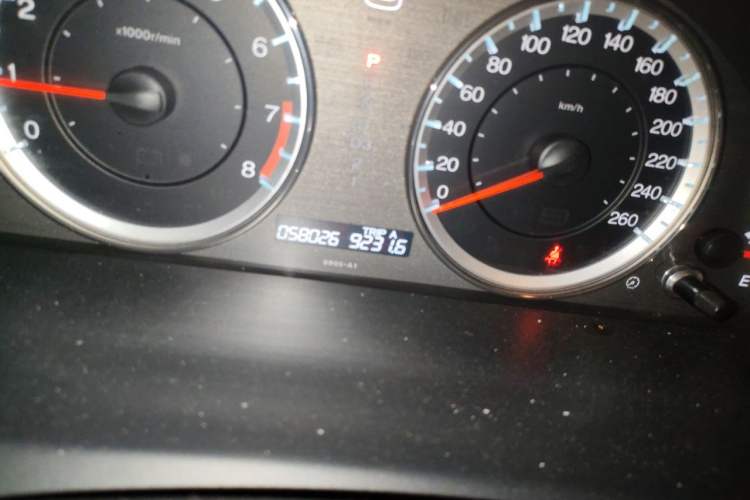 Used Honda Accord 2013 2.0L SE Odometer Close Up