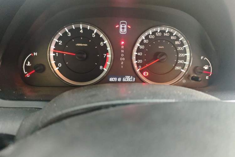 Used Honda Accord 2013 2.0L SE Odometer Close Up