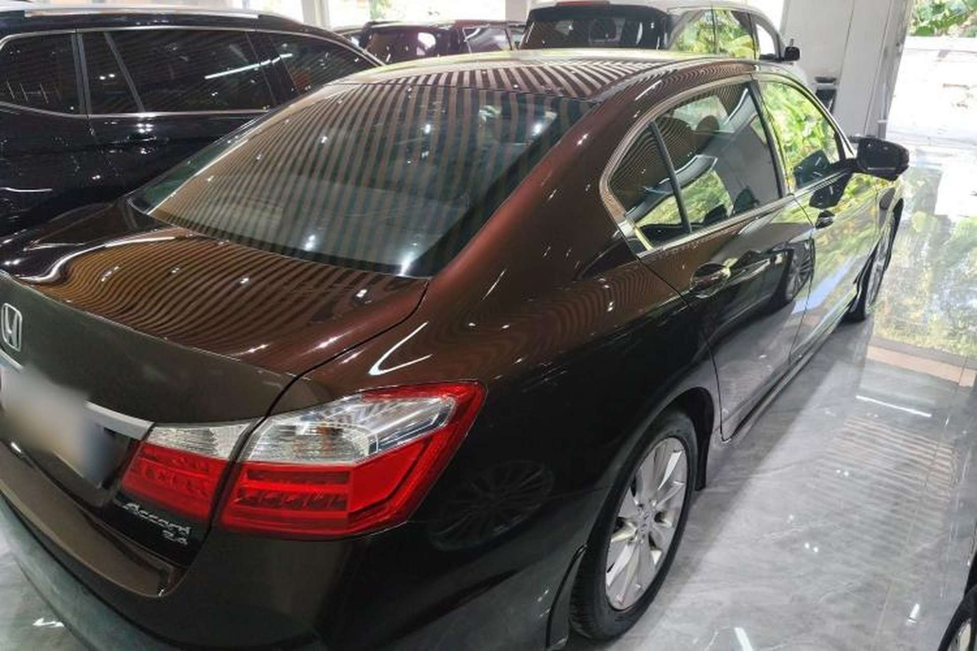 Used Honda Accord 2014 2.4L EX Luxury Edition Rear Right 45 Deg