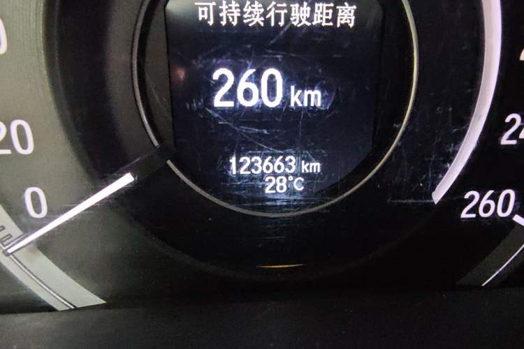 Used Honda Accord 2016 2.4L Zhi Rui Edition Odometer Close Up
