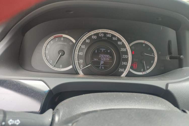Used Honda Accord 2016 2.0L Elite Edition Odometer Close Up