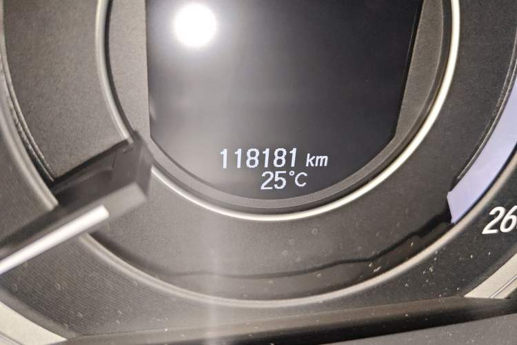 Used Honda Accord 2016 2.4L Prestige Edition Odometer Close Up
