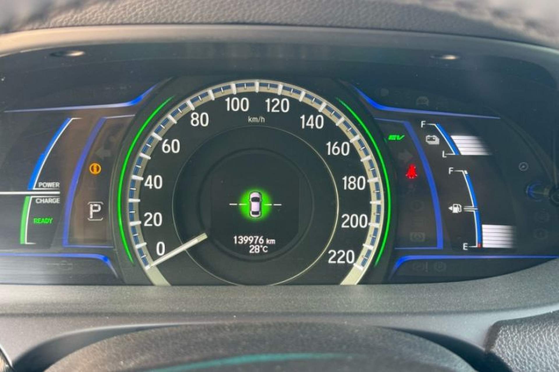 Used Honda Accord 2016 Hybrid 2.0L Sharp Edition Odometer Close Up