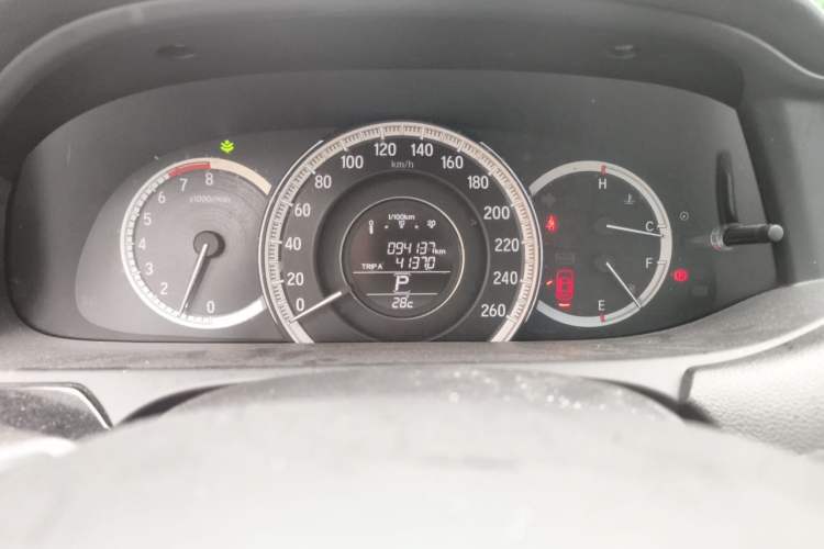 Used Honda Accord 2016 2.0L Elite Edition Odometer Close Up