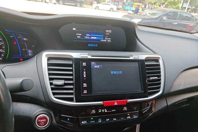 Used Honda Accord 2016 Hybrid 2.0L Prestige Edition Audio And AC Panel