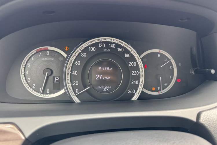 Used Honda Accord 2016 2.4L Prestige Edition Odometer Close Up