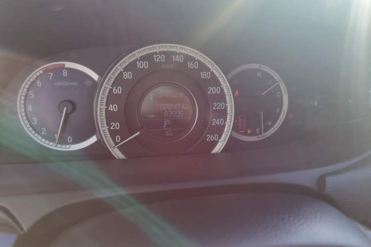 Used Honda Accord 2016 2.0L Elite Edition Odometer Close Up