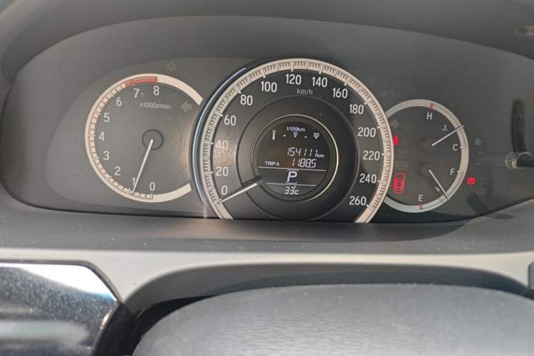 Used Honda Accord 2016 2.0L Elite Edition Odometer Close Up