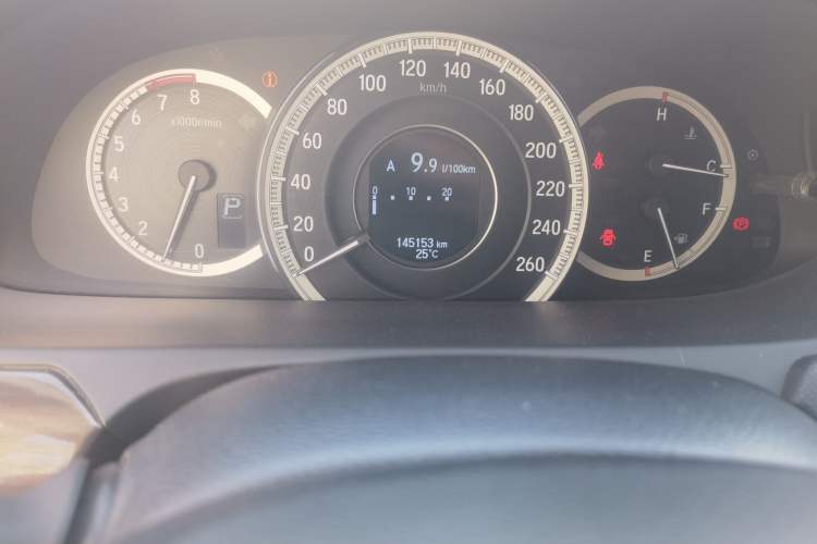 Used Honda Accord 2016 2.4L Prestige Edition Odometer Close Up
