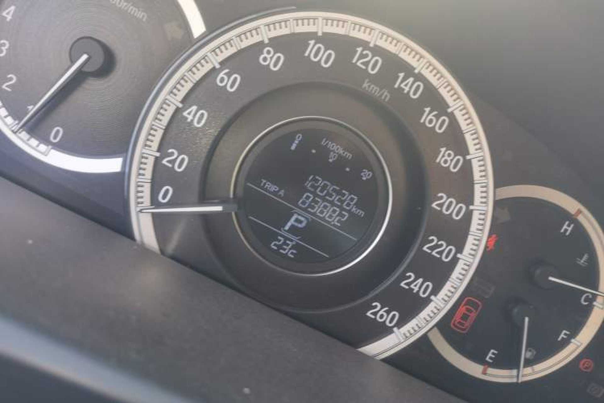 Used Honda Accord 2016 2.0L Elite Edition Odometer Close Up