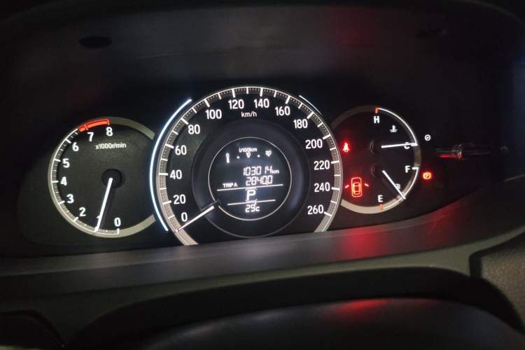 Used Honda Accord 2016 2.0L Elite Edition Odometer Close Up