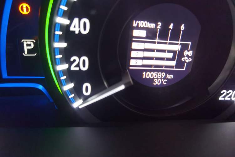 Used Honda Accord 2016 Hybrid 2.0L Sharp Edition Odometer Close Up