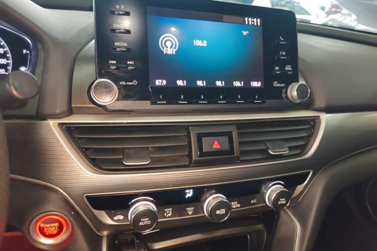 Used Honda Accord 2018 260TURBO Elite Edition China V Audio And AC Panel