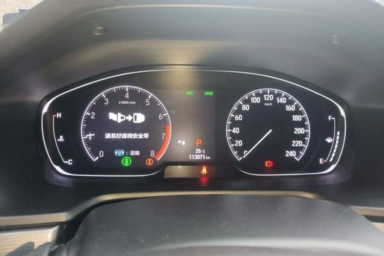Used Honda Accord 2018 260TURBO Luxury Edition China V Emission Standard Instrument Cluster