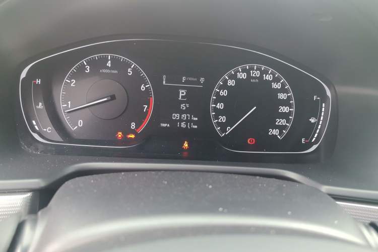 Used Honda Accord 2018 260TURBO Elite Edition China V Odometer Close Up