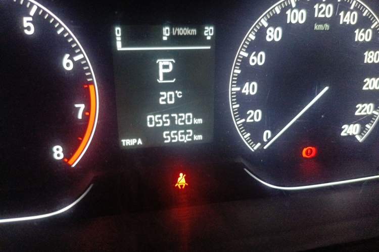 Used Honda Accord 2018 260TURBO Elite Edition China VI Odometer Close Up