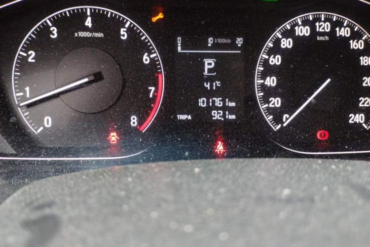 Used Honda Accord 2018 260TURBO Elite Edition China V Odometer Close Up