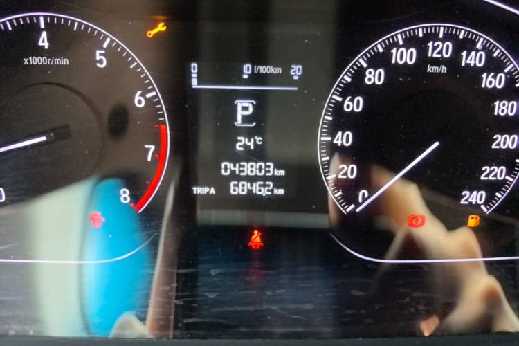 Used Honda Accord 2018 260TURBO Elite Edition China VI Odometer Close Up
